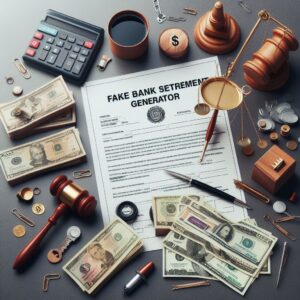 fake bank statement generator